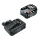BOSCH PBA 18V +  AL18V-44 rinkinys 1x4 Ah