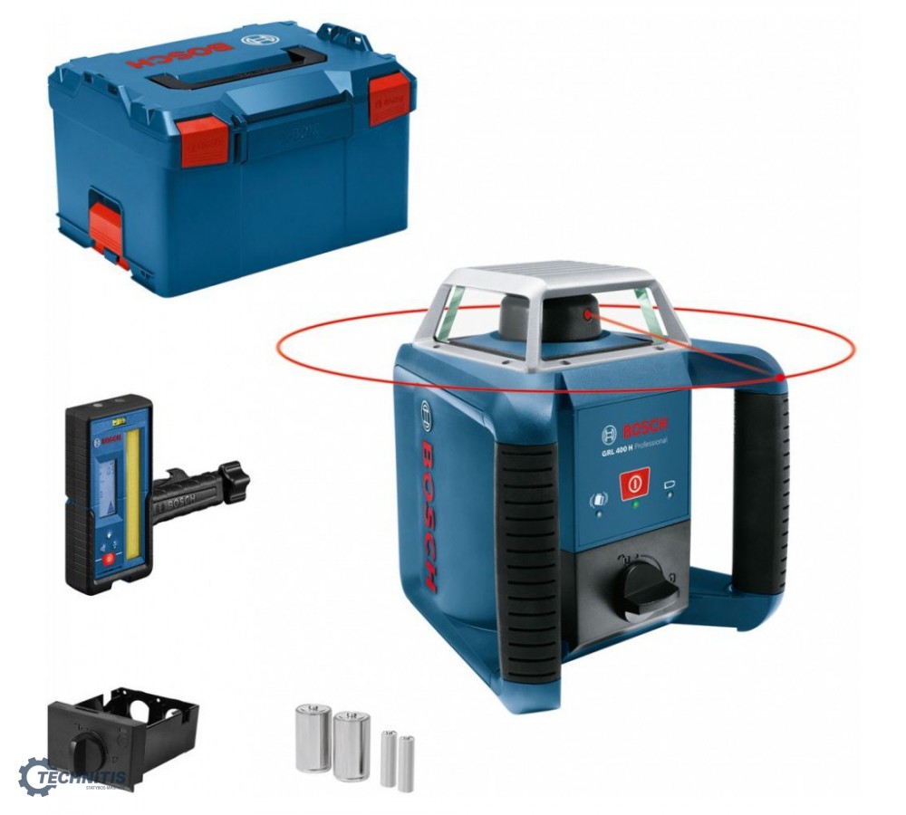 BOSCH GRL 400 H lazerinis nivelyras L-Boxx