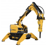 BROKK 200 radijo bangomis valdomas griovimo robotas