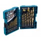 Makita grąžtų metalui HSS-TIN rinkinys 1,5-10 mm (19 vnt)