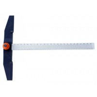 EDMA T-formos liniuotė gipso pjovimui su gradacija