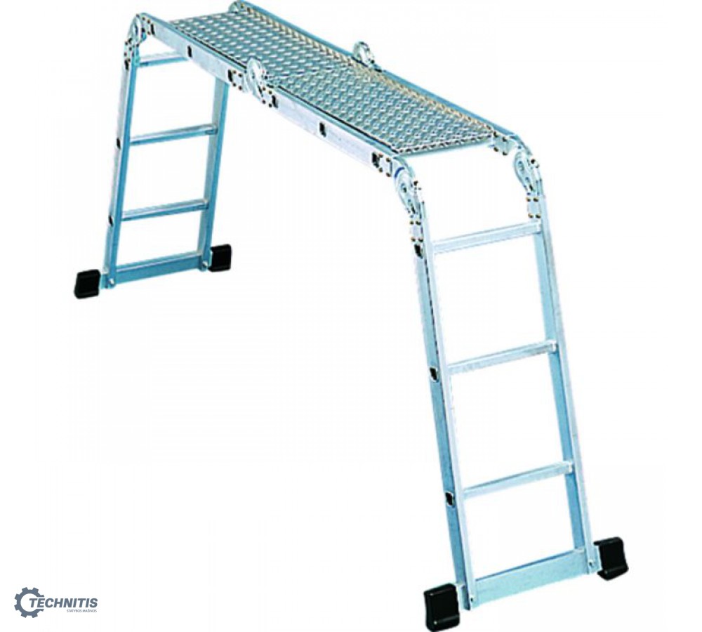 ZARGES Z300 aliuminis padėklas kopėčioms 4x3 42383