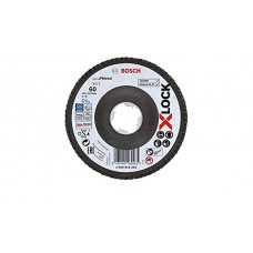 BOSCH X-LOCK Best for Metal žiedlapinis diskas 125 mm K60 Lenktas.