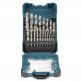Makita grąžtų HSS-G rinkinys 1-10 mm (19 vnt) Makita grąžtų HSS-G rinkinys 1-10 mm (19 vnt)