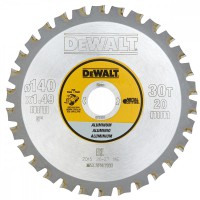 DeWALT DT1910 pjovimo diskas metalui 140x1.49 mm 30T Aluminium