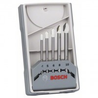 BOSCH CYL-9 Ceramic grąžtų rinkinys stiklui, plytelėms 4,5,6,8,10 mm
