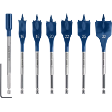 BOSCH „EXPERT Self Cut Speed“ plunksninių grąžtų rinkinys 16 / 18 / 20 / 22 / 25 / 32 mm